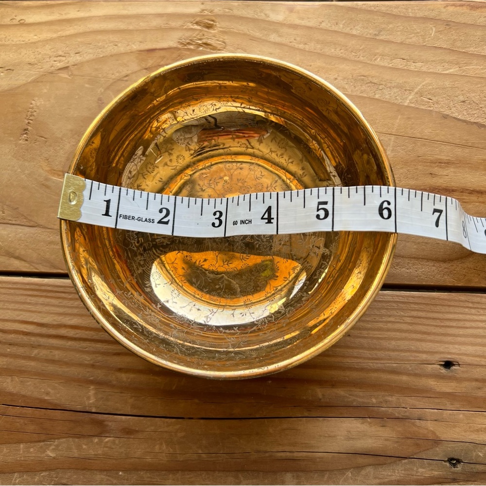 22 karat gold decorative bowl - Picture 3 of 10